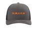 S.M.I.T.H, a Charcoal/ Black Printed Snapback Trucker Cap