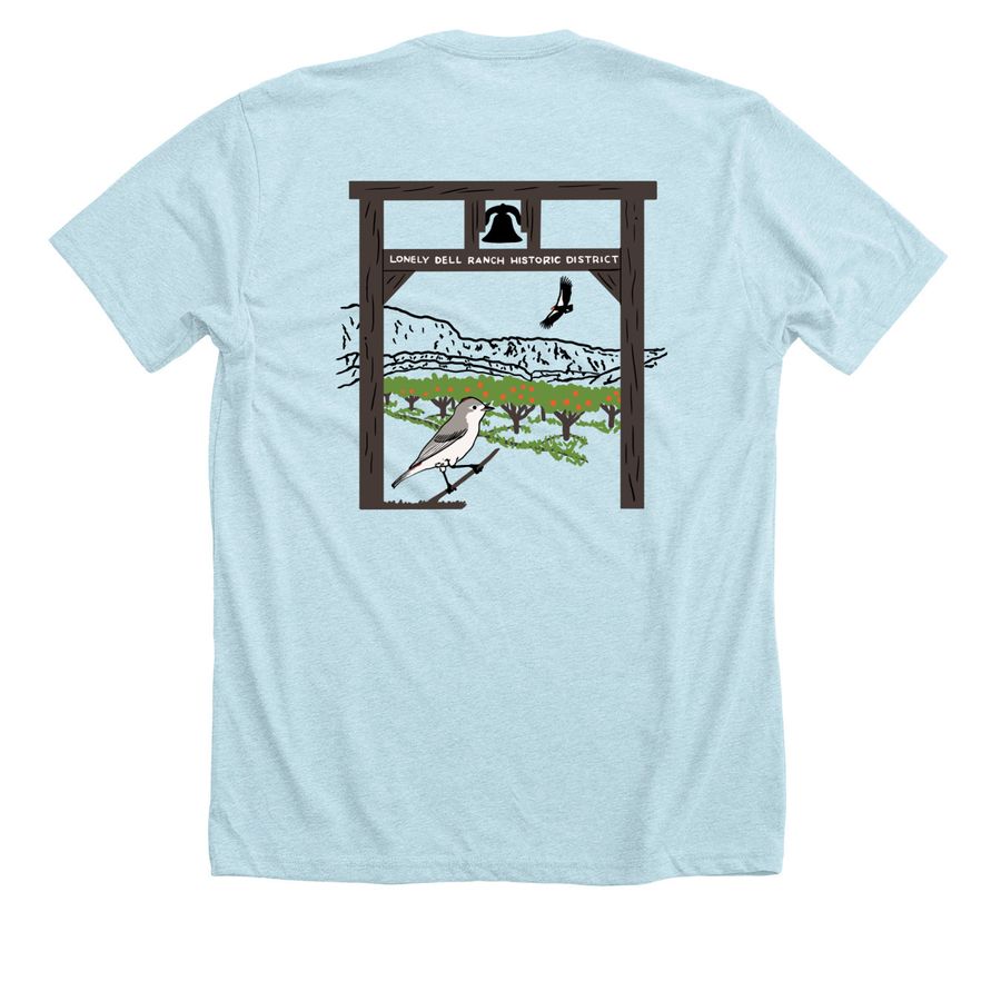 Lonely Dell&nbsp;&nbsp;, a Heather Ice Blue Premium Unisex Tee