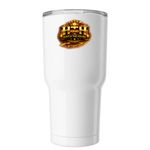 Drink and lose responsibly, a White Insulated Tumbler (back-view)