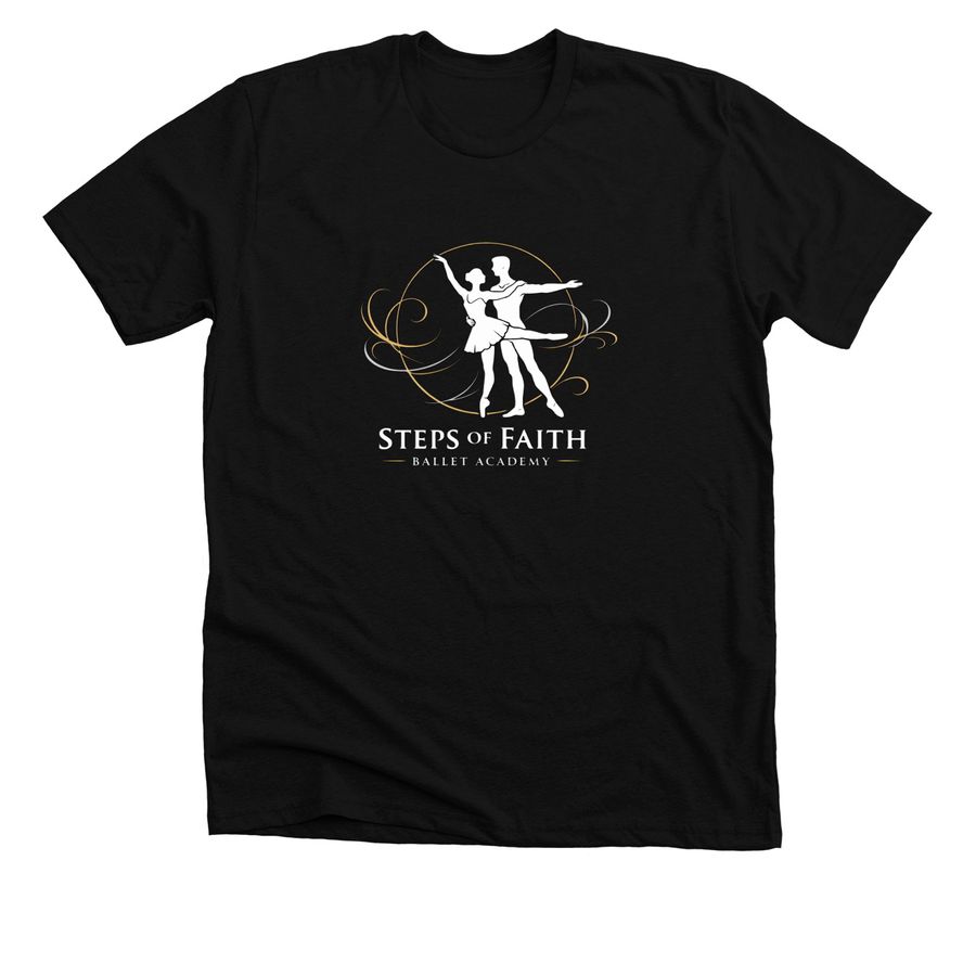 Discipline, Grace, Artistry, Faith, a Solid Black Blend Premium Unisex Tee