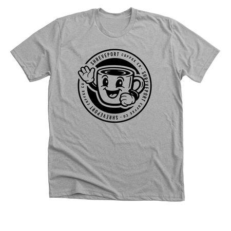 SCC Black Logo, a Athletic Heather Premium Unisex Tee
