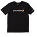 Play With Heart Campaign, a Black Nike Dri-FIT Jersey Blend Performance Tee