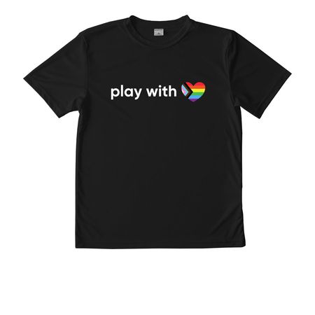 Play With Heart Campaign, a Black Youth Performance Tee