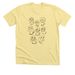 Minimalist Ladies, a Heather Yellow Gold Premium Unisex Tee