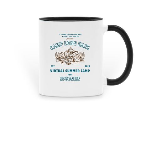 Camp Long Haul Mugs, a Black Two-Tone Ceramic Mug
