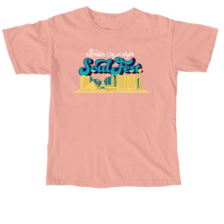 SoulFest Teal + Light, a Peachy Comfort Colors Unisex Tee