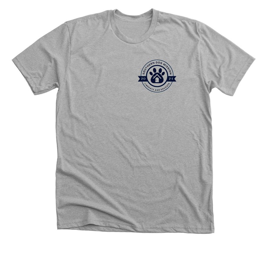 Southern Dog Mission, a Athletic Heather Premium Unisex Tee