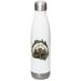 Little Bit Rescue | Raccoon Hero Bottle, a White Stainless Steel Water Bottle