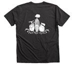 PRE Merchandise, a Dark Grey Heather Premium V-Neck Tee (back-view)