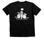 PRE Merchandise, a Black Heather Premium Unisex Tee (back-view)