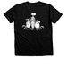 PRE Merchandise, a Black Heather Premium Unisex Tee (back-view)