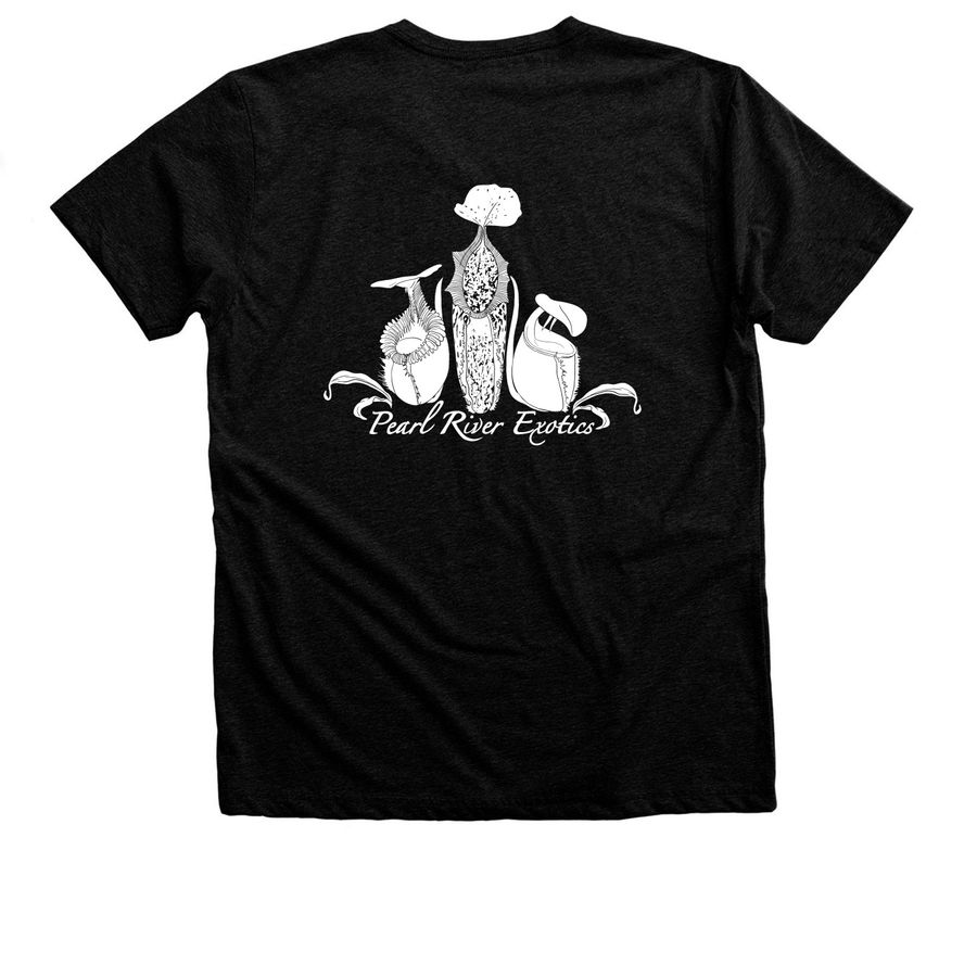 PRE Merchandise, a Black Heather Premium Unisex Tee (back-view)