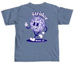 Strides Run Club Tees & Hoodies, a Blue Jean Comfort Colors Unisex Tee (back-view)