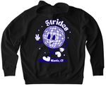 Strides Run Club Tees & Hoodies, a Black Stanley/Stella Unisex Cruiser 2.0 Pullover Hoodie (back-view)