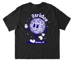 Strides Run Club Tees & Hoodies, a Dark Heather Grey Stanley/Stella Unisex Freestyler Heavyweight Tee (back-view)