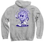 Strides Run Club Tees & Hoodies, a Sport Grey Pullover Hoodie (back-view)