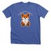 Libby the Lansdale Library Fox Tops, a Solid True Royal Premium Unisex Tee