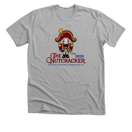 RMC Nutcracker Apparel, a Athletic Heather Premium Unisex Tee