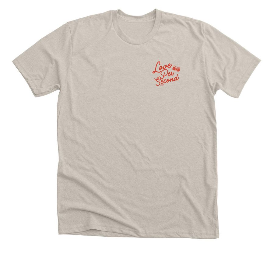 Flower Love by LPS(red), a Heather Dust Premium Unisex Tee