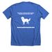 Second annual summer t-shirt fundraiser&nbsp;, a Heather True Royal Premium Unisex Tee (back-view)