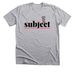 Subject Fuzzy Monster, a Athletic Heather Premium Unisex Tee