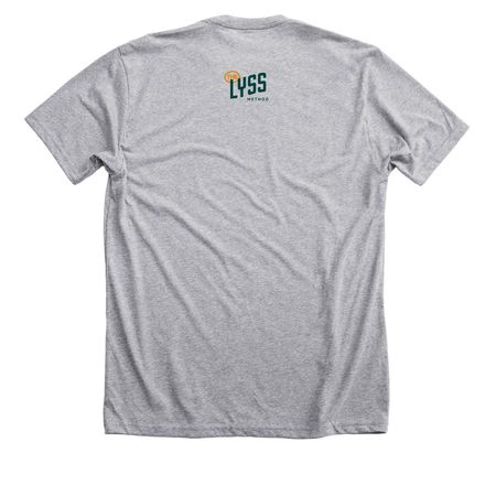 TLM HOYT FRONT, a Athletic Heather Premium Unisex Tee (back-view)