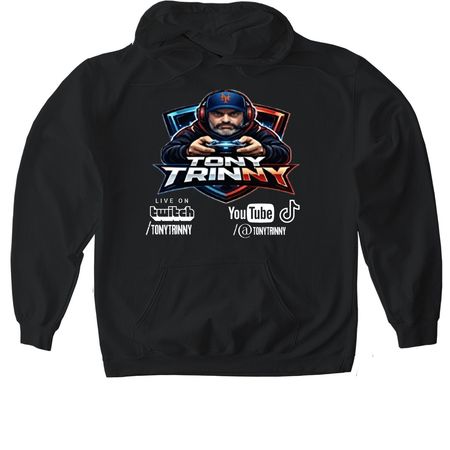 Tony TrinNY 2026 Apparel, a Black Gildan Softstyle Pullover Hoodie