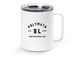Polymath Stainless Steel Travel Mug, a White Stainless Steel Travel Mug