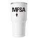 MFSA Tumbler, a White Insulated Tumbler