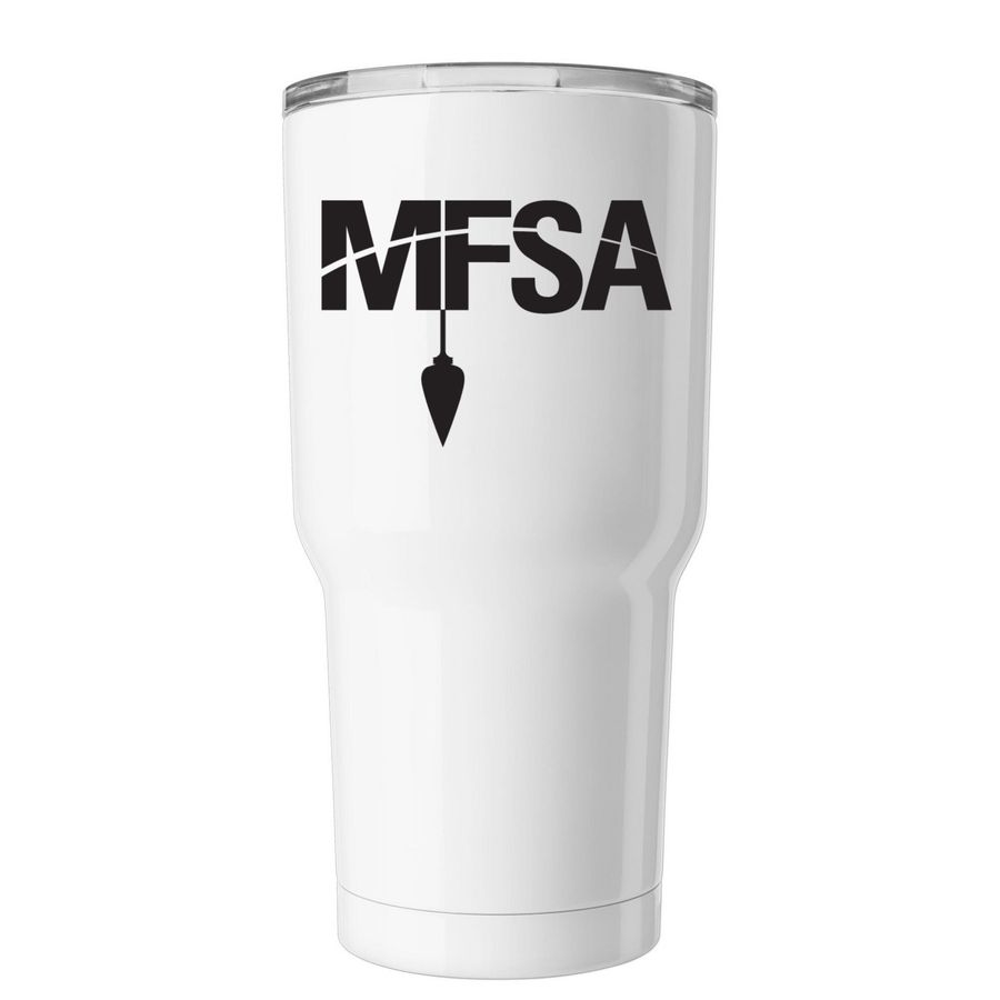 MFSA Tumbler, a White Insulated Tumbler
