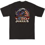 Jokers 250 OG, a Black Tall Classic Unisex Tee (back-view)