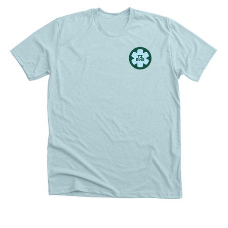TZEMS Africa Tee - Light, a Heather Ice Blue Premium Unisex Tee