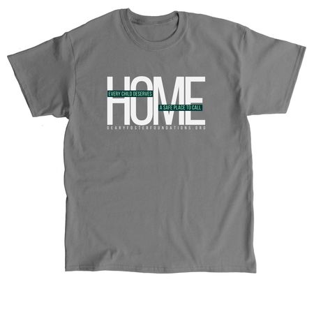 A Safe Place to Call Home, a Charcoal Classic Unisex Tee