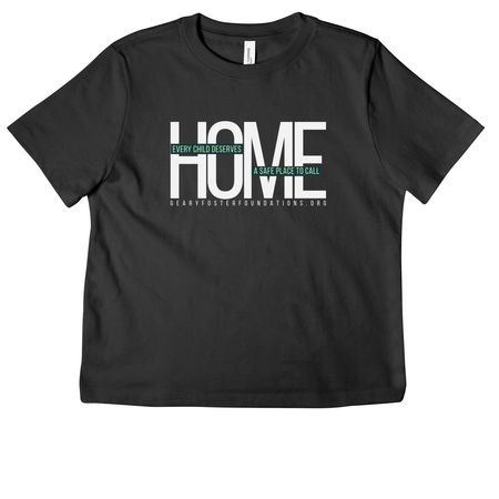 A Safe Place to Call Home, a Dark Grey Women's Heavyweight Tee