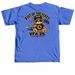 Teddy bear jet 25, a Flo Blue Comfort Colors Unisex Tee (back-view)