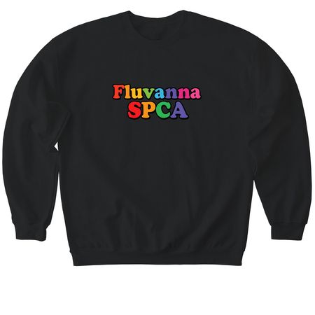 Fluvanna Pride, a Black Softstyle Crewneck Sweatshirt