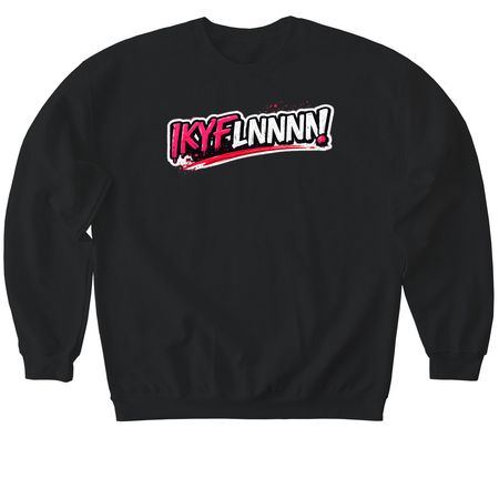 I Know You Lyin Apparel, a Black Softstyle Crewneck Sweatshirt