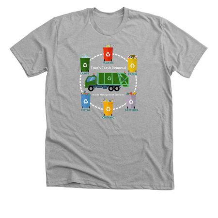True?s Trash, a Athletic Heather Premium Unisex Tee