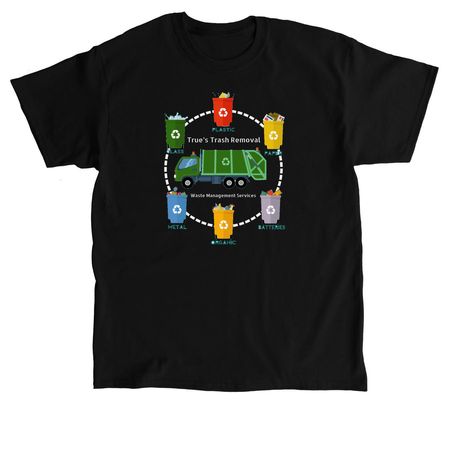 True?s Trash, a Black Classic Unisex Tee