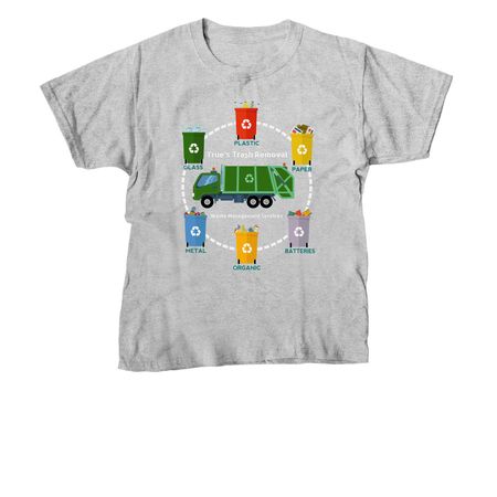 True?s Trash, a Sport Grey Youth Unisex Tee