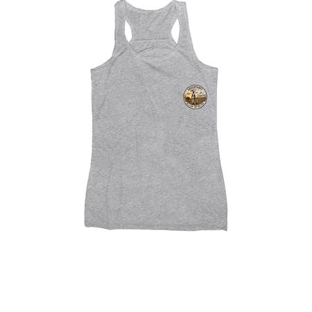 Fields, Feathers & Friendship, a Athletic Heather Women's Racerback