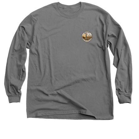 Fields, Feathers & Friendship, a Charcoal Classic Long Sleeve Tee
