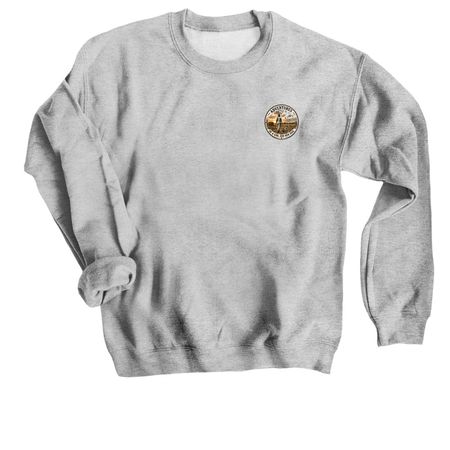 Fields, Feathers & Friendship, a Sport Grey Crewneck Sweatshirt