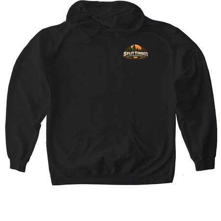Split Timber Excavator&nbsp;, a Black Gildan Softstyle Pullover Hoodie