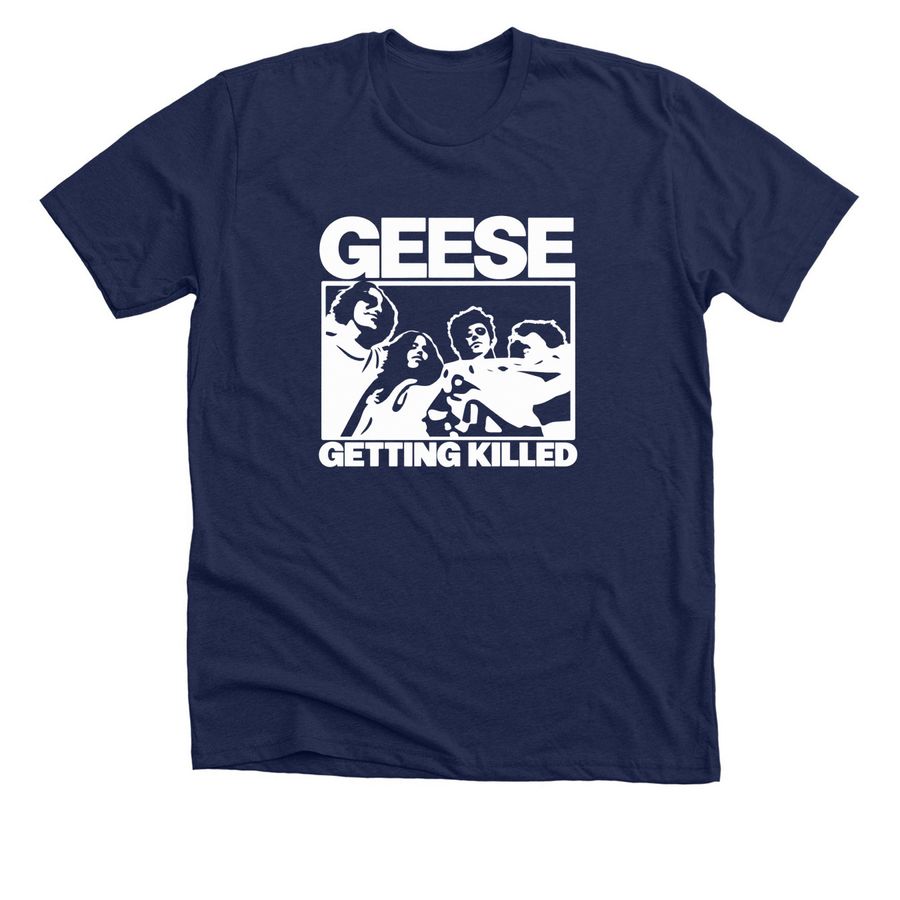 Geese Band Tour Merch, a Solid Navy Blend Premium Unisex Tee