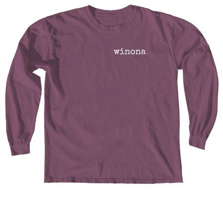 CREW SHIRT, a Berry Comfort Colors Long Sleeve Tee