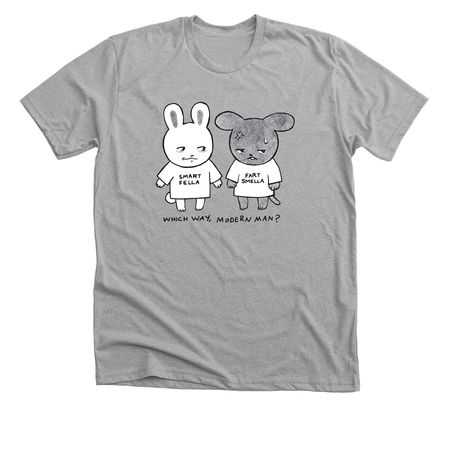 modern man, a Athletic Heather Premium Unisex Tee