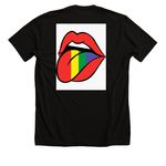 Lgbtq, a Solid Black Blend Premium Unisex Tee (back-view)