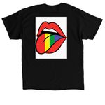 Lgbtq, a Black Classic Unisex Tee (back-view)