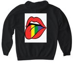 Lgbtq, a Black Gildan Softstyle Pullover Hoodie (back-view)